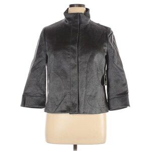 CARLISLE Gray 3/4 Sleeve Faux Fur Jacket sz 14 NEW